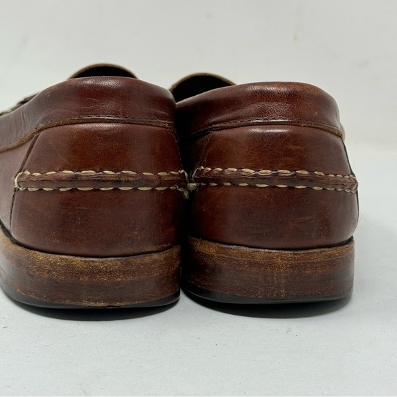 Allen Edmonds Brown Leather Slip On Loafers Mens 10.5 main image 5